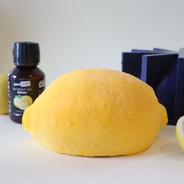 Moule silicone trompe l'œil cake/entremets - citron xxl