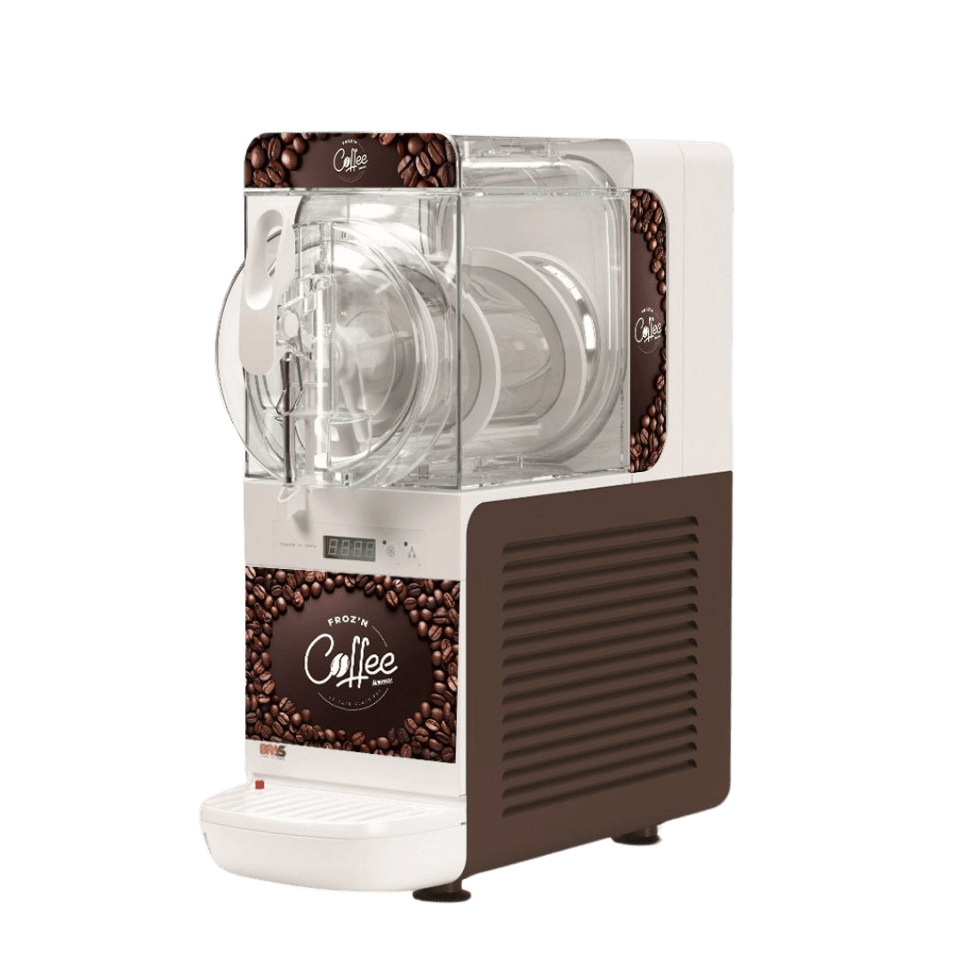 Machine à granité café - Café frappé - Freezy cube 1x3L, Fabriqué en Italie