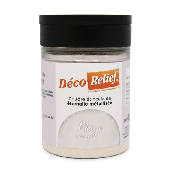 Poudre étincelante neige éternelle métallisée 40g