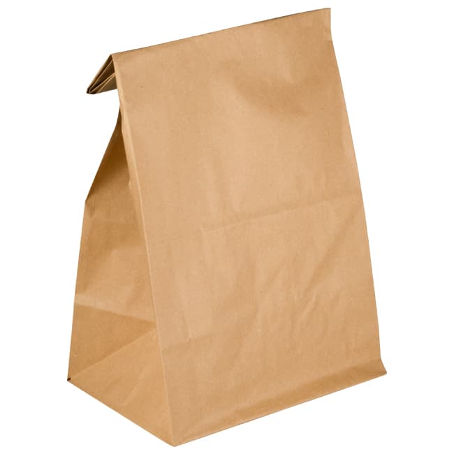 Sacs en papier kraft sos sans poignée 20 x 16 / 40 cm  par 500