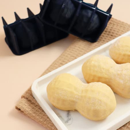 Moule silicone trompe-l'œil - cacahuètes - individuel