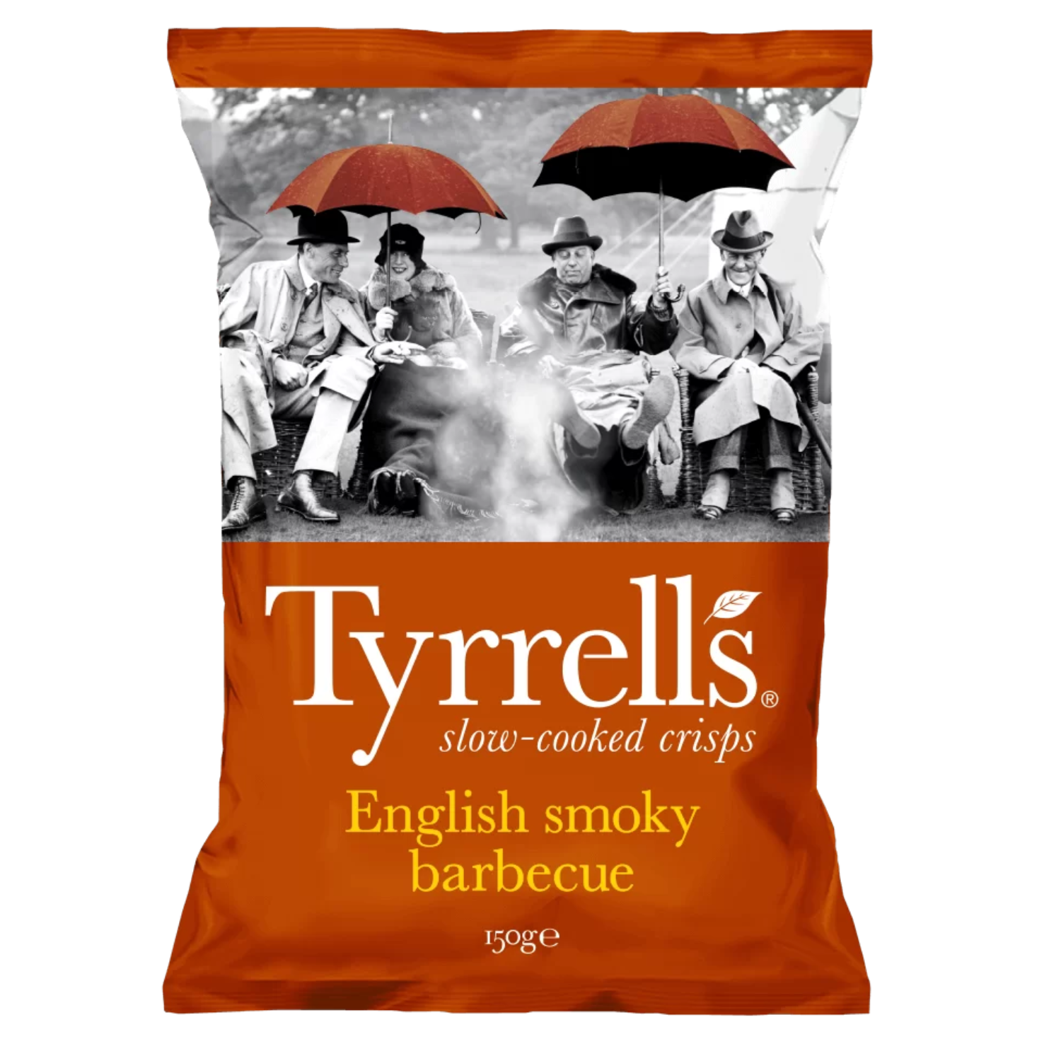 Chips saveur barbecue fumé à l’anglaise 150g, tyrrells