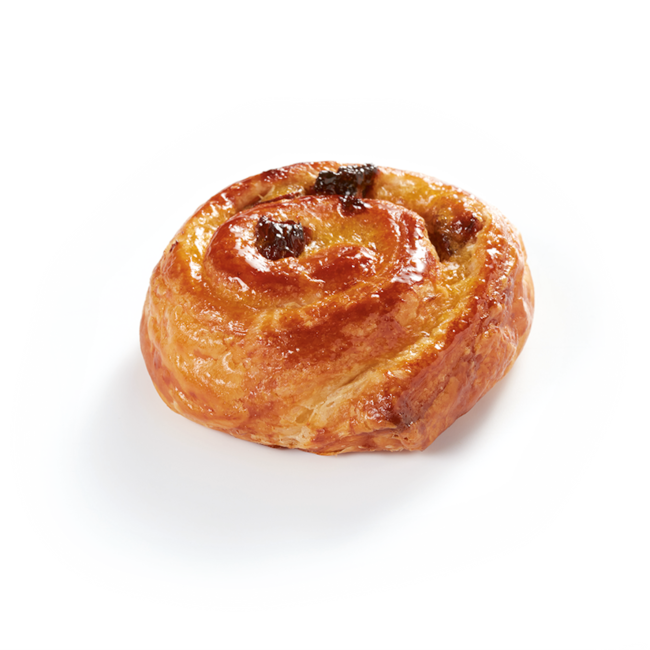 Mini pain aux raisins beurre