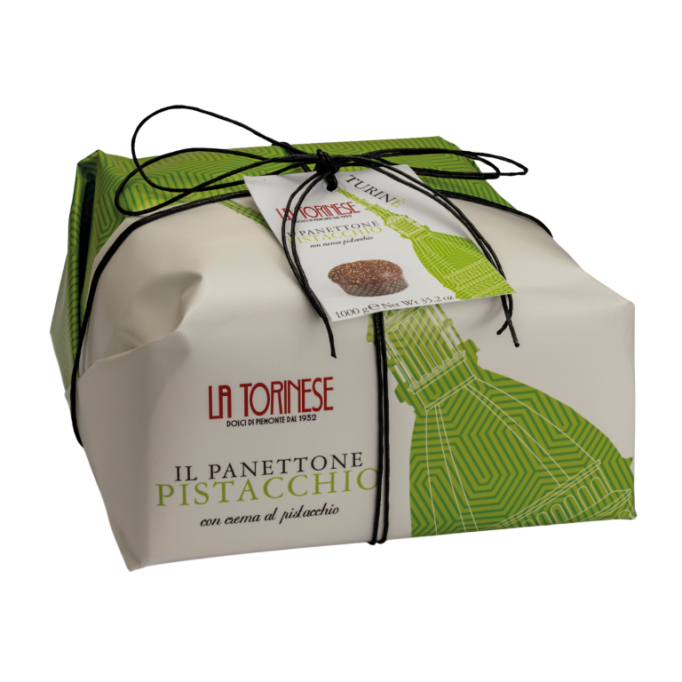 Panettone Pistache 1 kg – Lot de 6 panettones – La Torinese