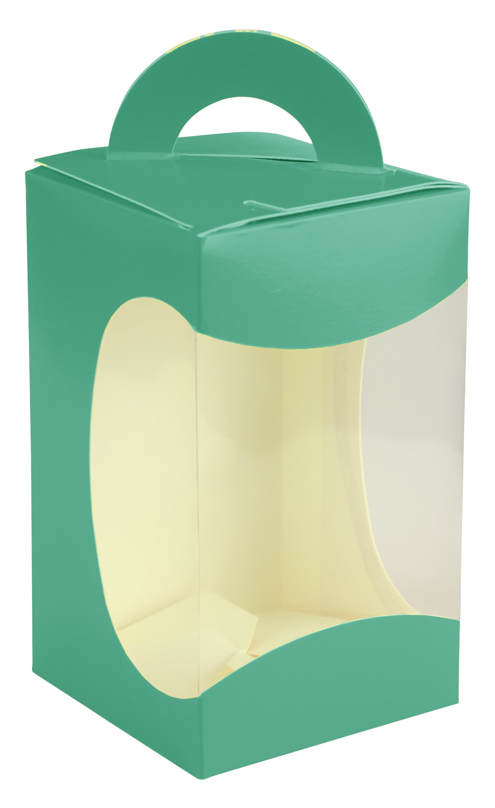 Boîte carton oeuf avec fenêtre   n°1 8x8x13 cm x 25