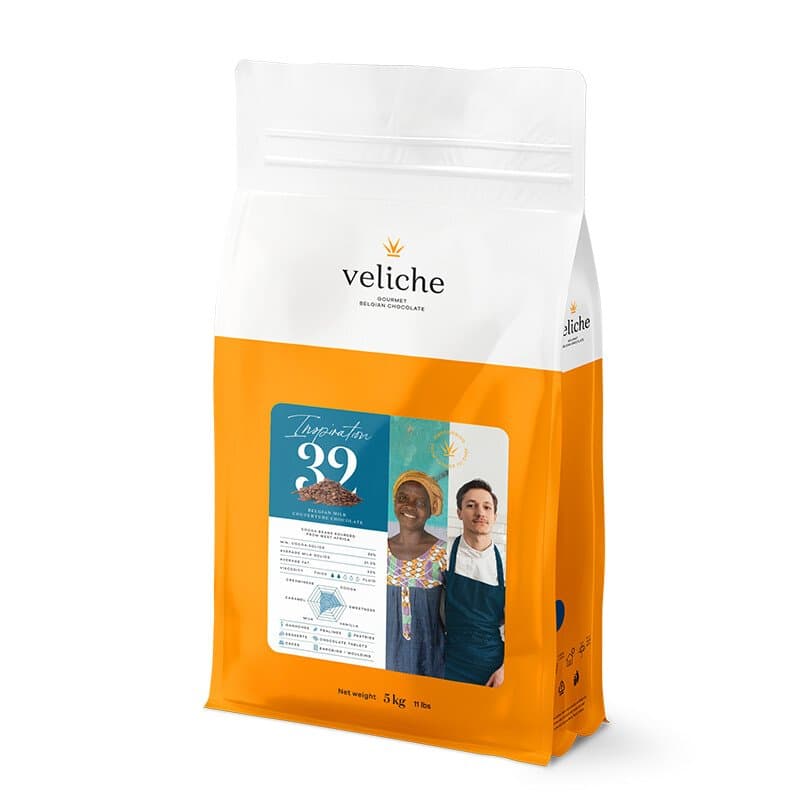 Inspiration 32 - chocolat belge de couverture au lait 32% - 5kg
