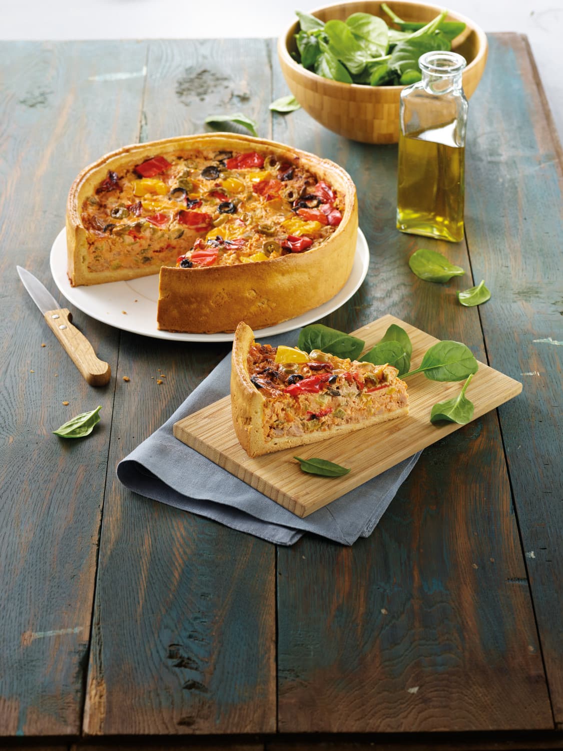 Tarte thon légumes du soleil