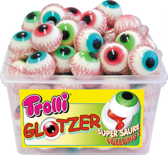Tubo de 60 pièces d’œil glotzer trolli