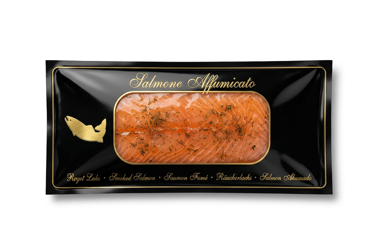 Filet de saumon norvegien fumé surgelé - 1kg