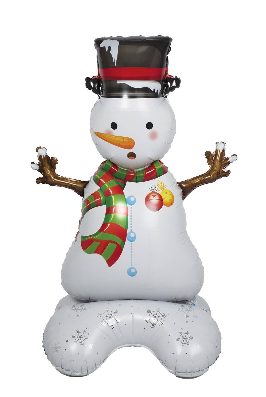 Ballon bonhomme de neige - à poser