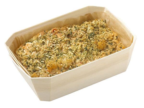 Gratin pennes au saumon et au colin, 4 pièces de
300g