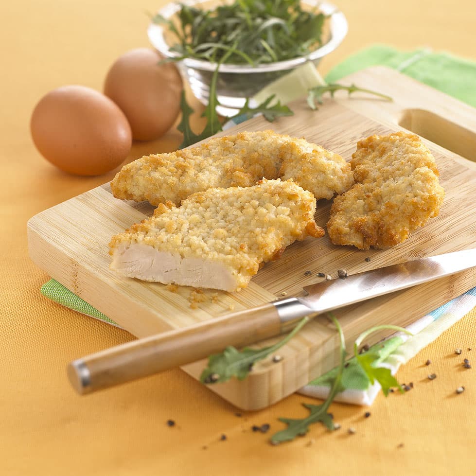 Aiguillettes de poulet panées