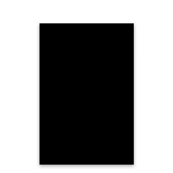 Tableau noir épais 3 mm avec attache de suspension 40x60 cm