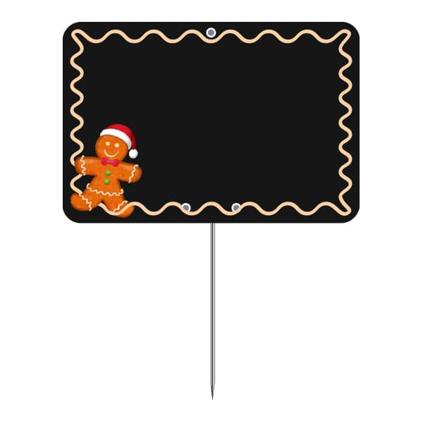 10 étiquettes mannele "spécial fêtes" 12x8 cm à pique