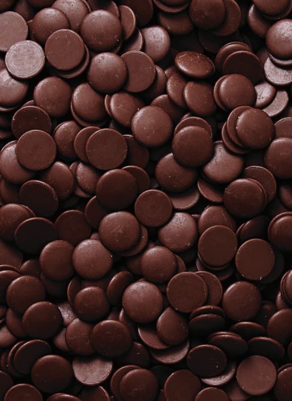 Buttons chocolat noir 60% 20mm 10kg