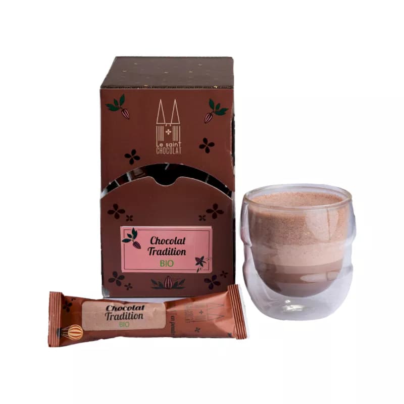 Chocolat chaud tradition bio x20 sticks