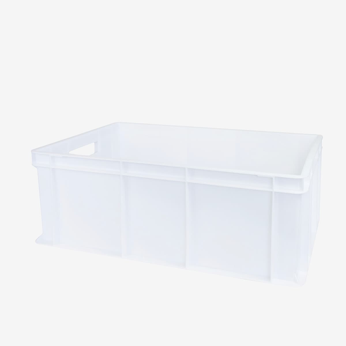 Bac renforcé empilable 600 x 400 mm - 42 l - blanc