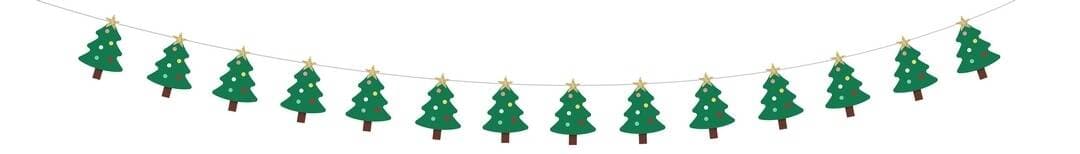 Guirlande sapins de noël