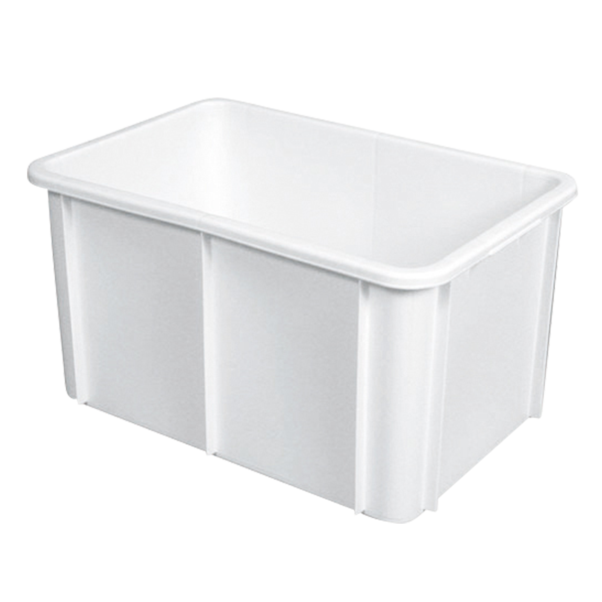 Bac rectangulaire 55 l - blanc