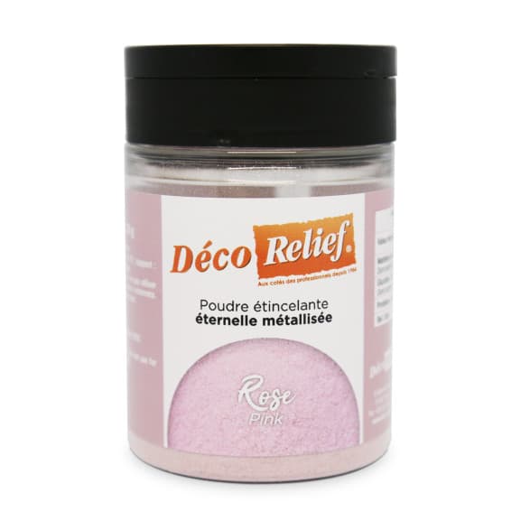 Poudre étincelante éternelle rosé métallisé 40g