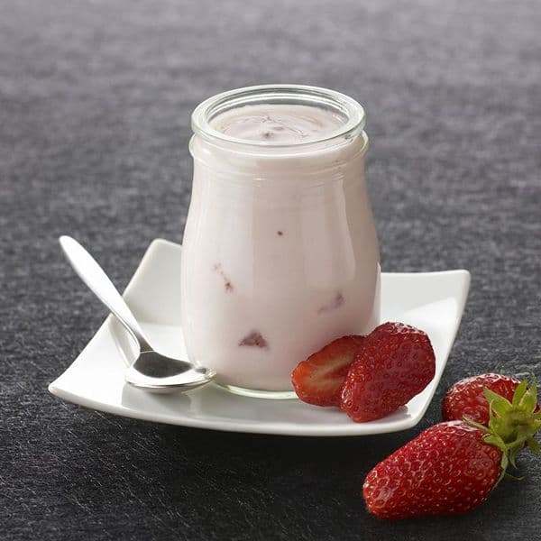 Yaourt au lait entier du jour parfum fraise, 6 pots de 180g