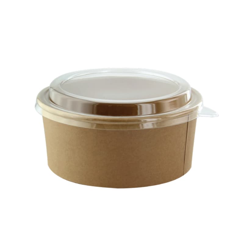 Combo saladier en carton kraft h77mm 1000ml, 200pcs