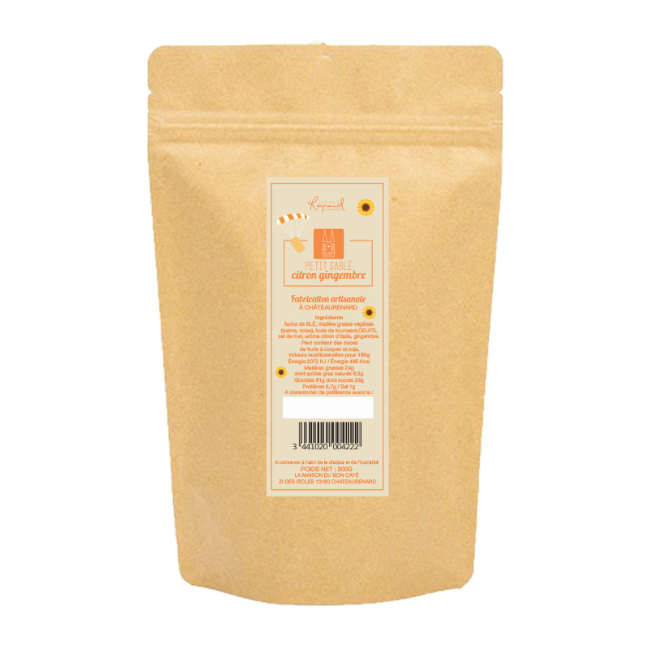 Sablés citron—gingembre vrac