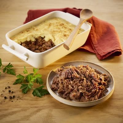 Effiloché de viande de canard