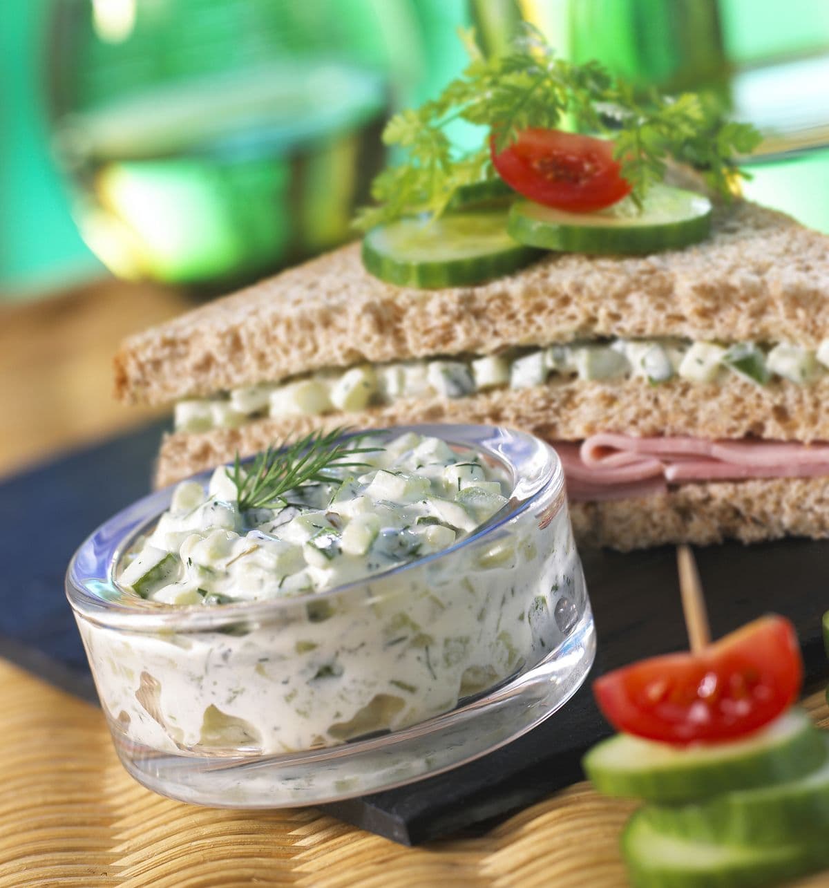 Tartare de concombres