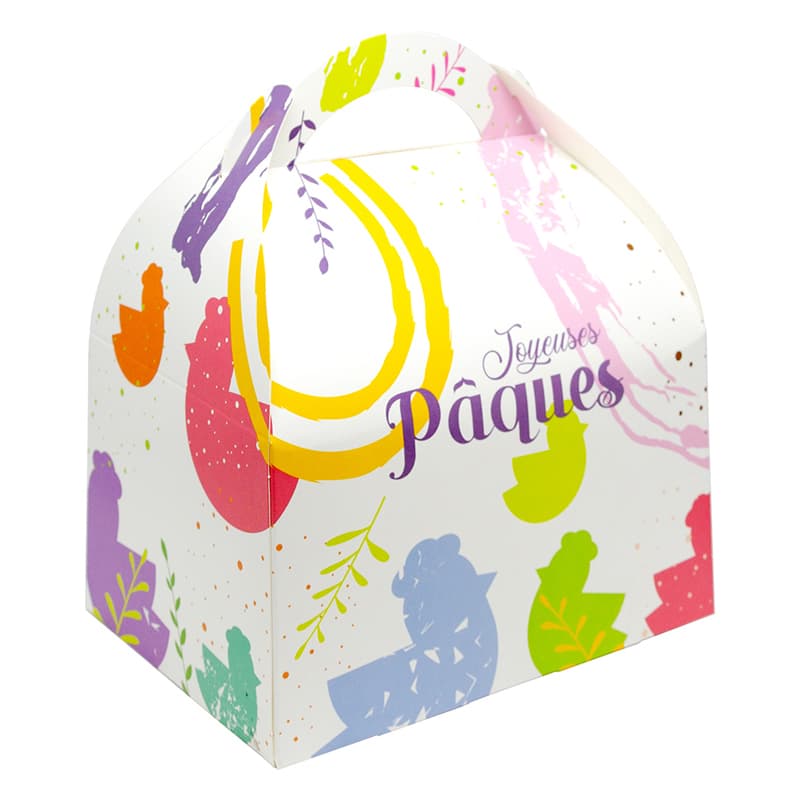 Boîte carton poule, sans fenetre, n°1 16x11x16 cm x 25