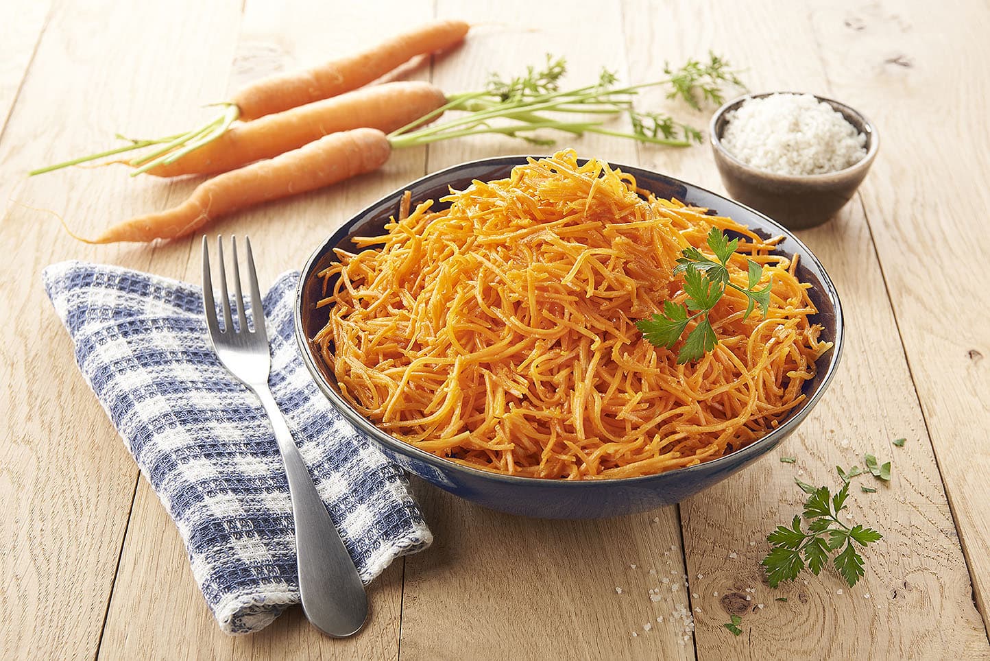 Carottes rapées fraîches variété nantaise