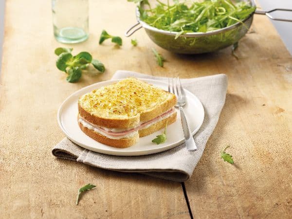 Croque monsieur jambon emmental, 6 pièces de 170g