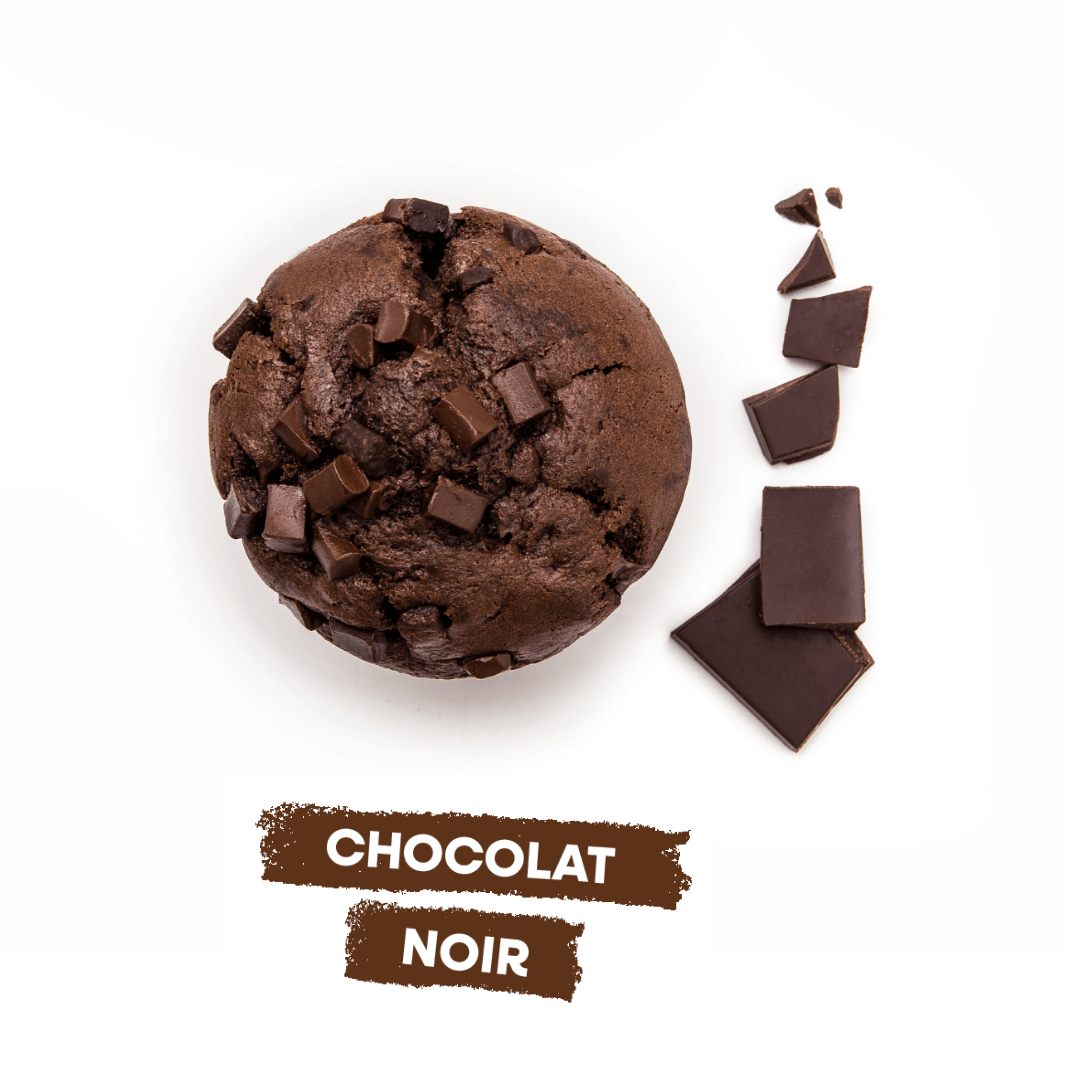 Muffin double chocolat pepite chocolat - 5,2 kg - lot de 40 muffins - format vrac = non-emballés