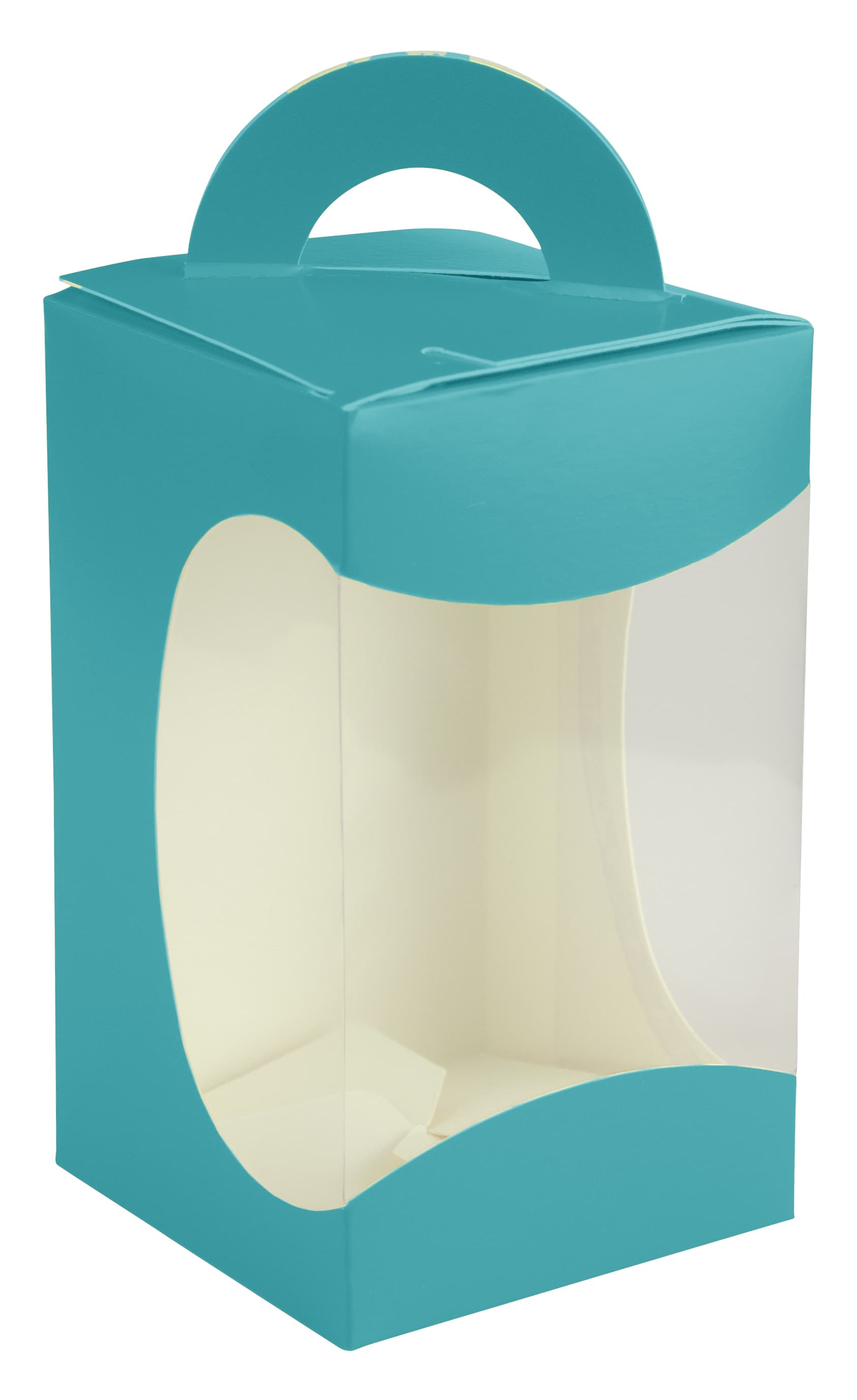 Boîte carton œuf avec fenêtre   n°1 8x8x13 cm x 25
