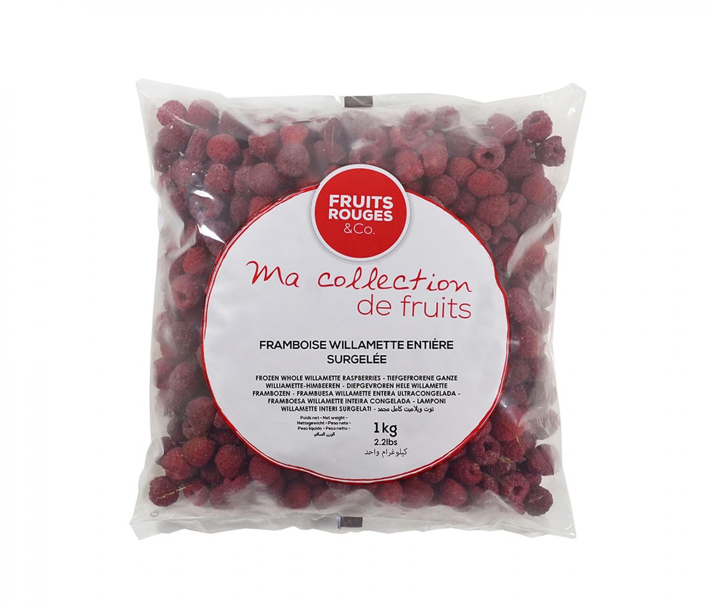 Framboise williamette surgelée - 1 kg