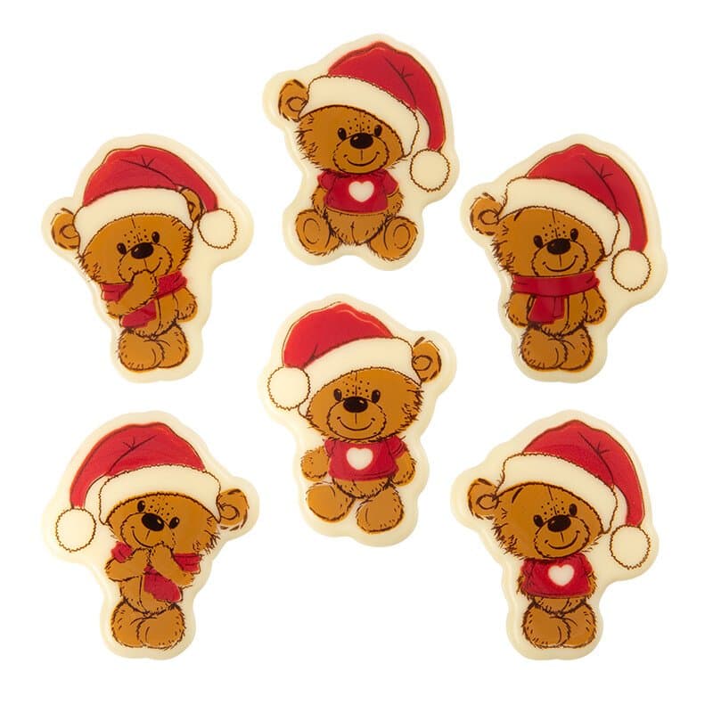 Assortiment oursons choco blanc 4,5x3,8cm