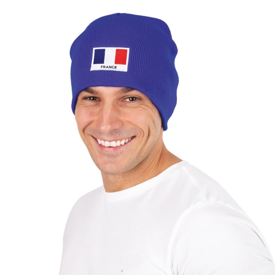 Bonnet france - bleu - adulte