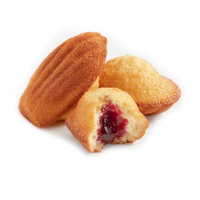Madeleine fourrage framboise