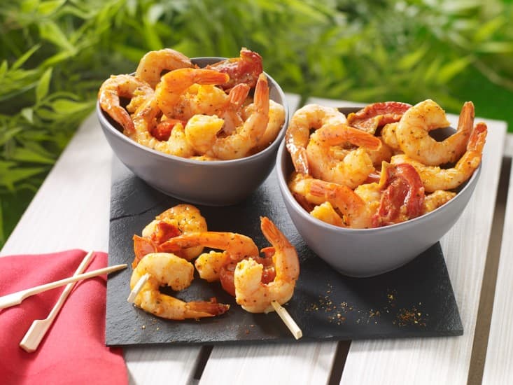 Gambas à la méditerranéennne