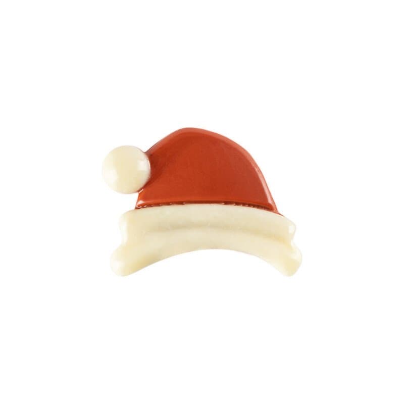 Bonnet père noël en chocolat 3,4x2,5cm