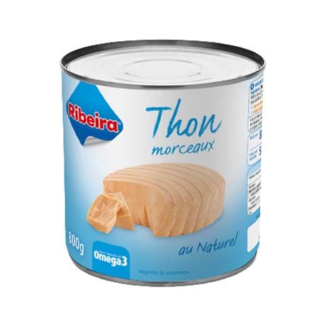 Thon précuit boite 4/4 800g x12