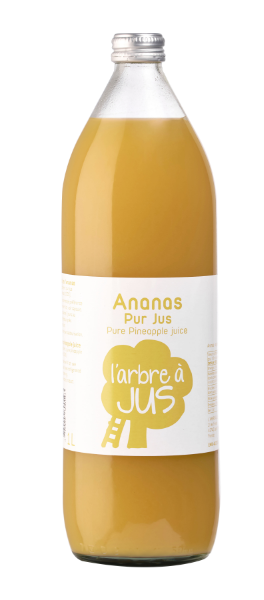 Pur jus d'ananas 100cl vendu par 6