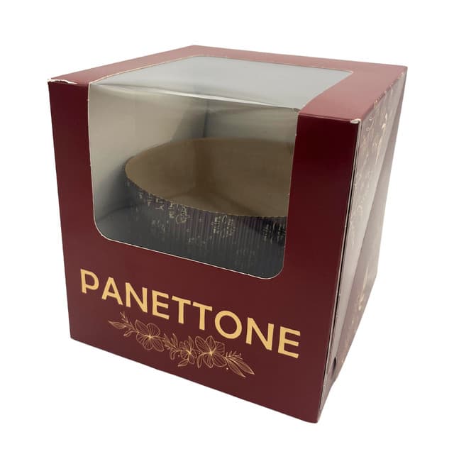 Kit emballage pour panettone (boîtes et moules rigides) – Lot de 75 kits