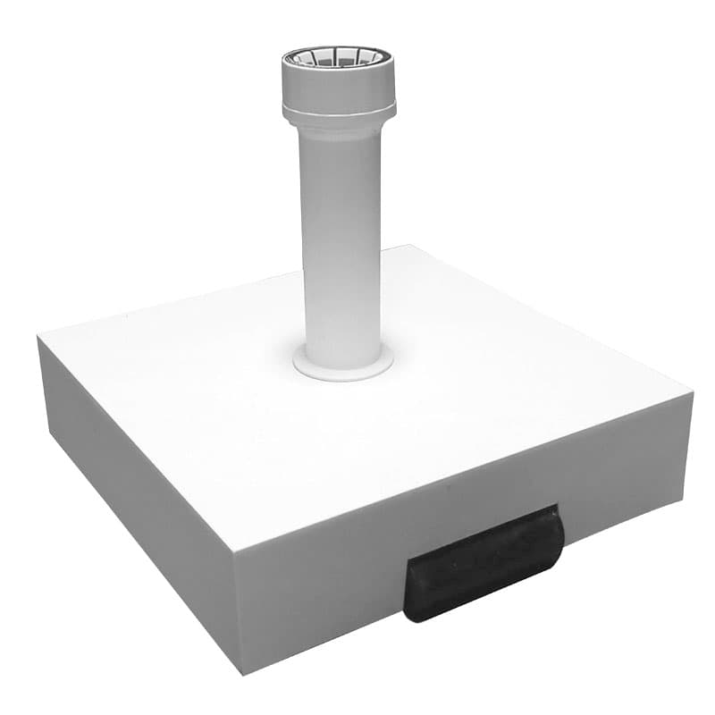 Base parasol 40 kg nimes 2x2 blanc