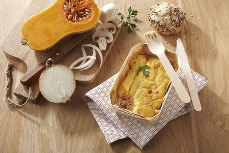 Parmentier de poulet et de butternut, 4 pièces de 280g