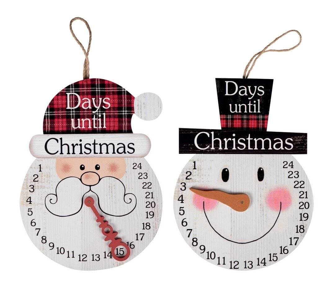 Calendrier de l'avent - mdf - modèle aléatoire