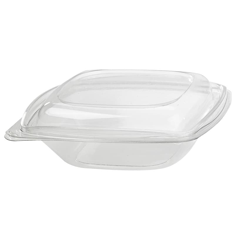 Saladier pet carré transparent  190x190x65mm 750ml, 200pcs