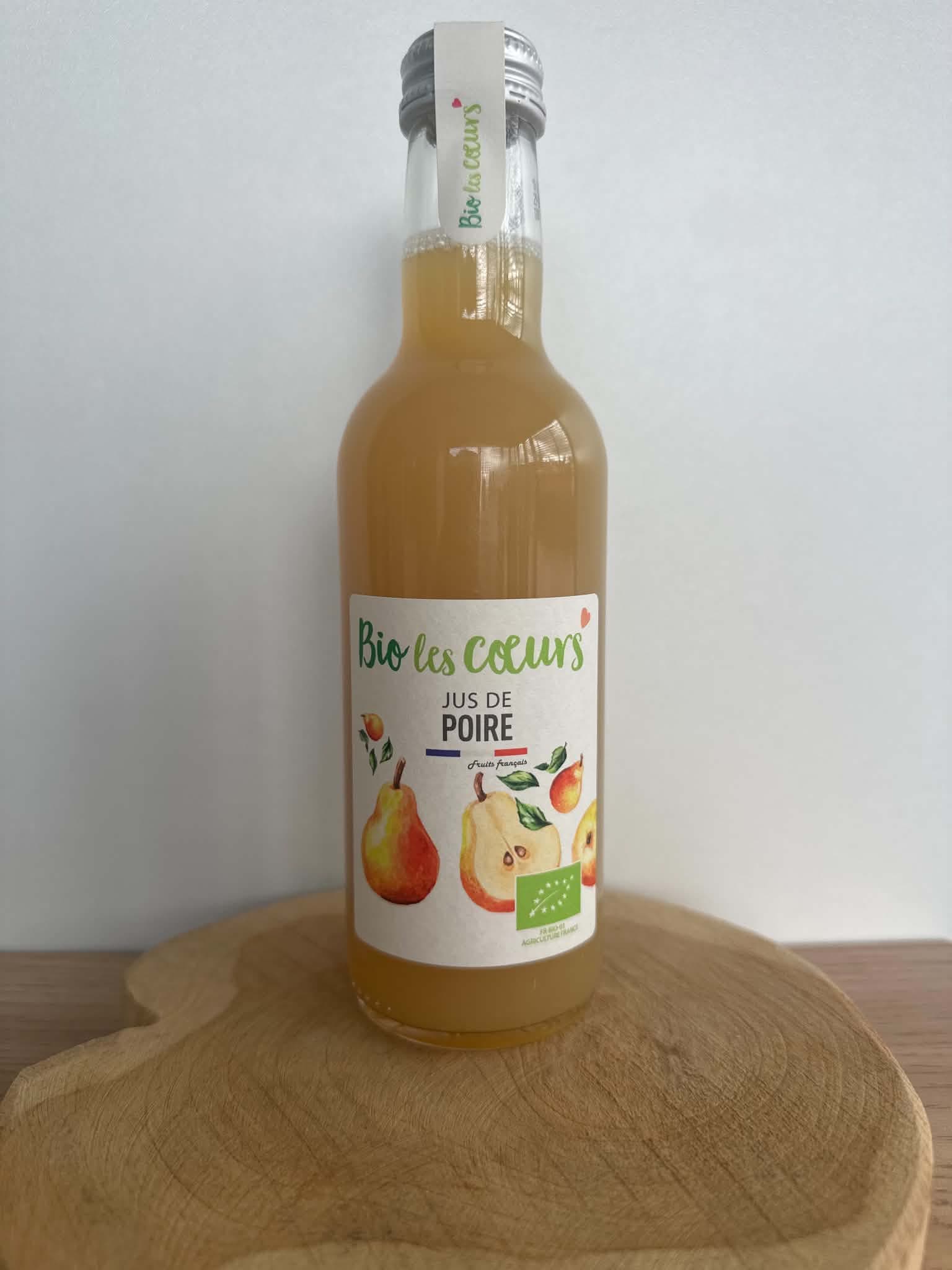 Jus de poire bio 25 cl vendu par 20