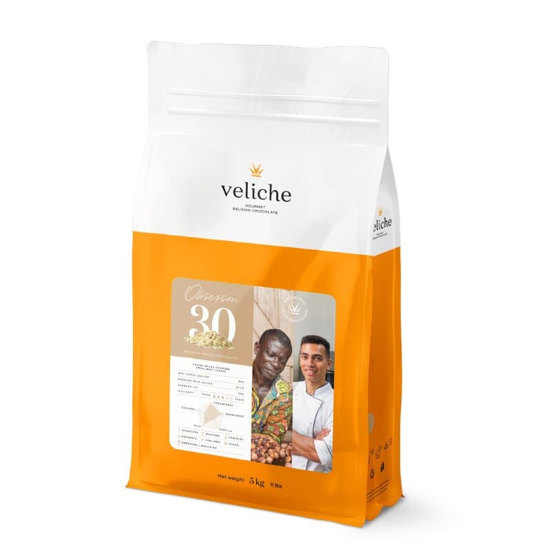 Obsession 30 - chocolat belge de couverture blanc 30% - 5kg