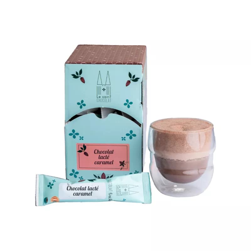 Chocolat chaud lacté caramel x20 sticks